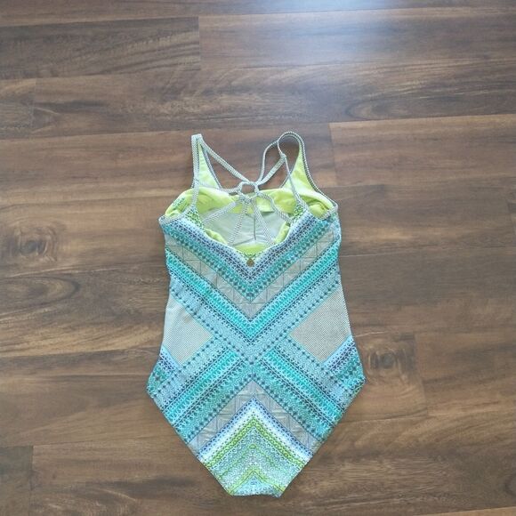 PrAna Dreaming One Piece Swimsuit Strappy Back Size Small - Picture 4 of 4